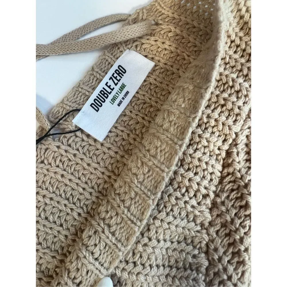 Summer Casual Crochet Top Size Large
